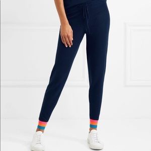 Chinti & Parker Cashmere Striped Cuff Joggers